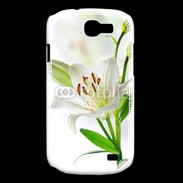 Coque Samsung Galaxy Express Fleurs de Lys blanc