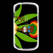 Coque Samsung Galaxy Express Portrait abstrait de Rasta