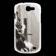 Coque Samsung Galaxy Express Pêcheur noir et blanc