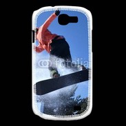 Coque Samsung Galaxy Express Saut en Snowboard