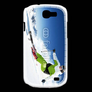Coque Samsung Galaxy Express Skieur en montagne