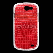 Coque Samsung Galaxy Express Effet crocodile rouge