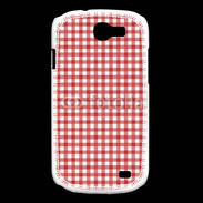 Coque Samsung Galaxy Express Effet vichy rouge et blanc