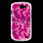 Coque Samsung Galaxy Express Papillon rose
