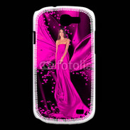 Coque Samsung Galaxy Express Mode robe longue fushia
