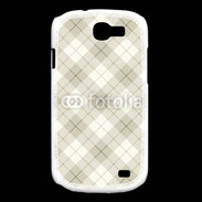 Coque Samsung Galaxy Express Effet écossais beige clair