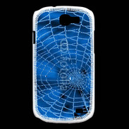 Coque Samsung Galaxy Express Toile d'araignée bleue