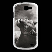Coque Samsung Galaxy Express Lionne en noir et blanc