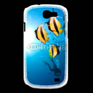 Coque Samsung Galaxy Express Poisson jaune et noir