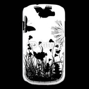 Coque Samsung Galaxy Express Papillon en noir et blanc
