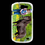 Coque Samsung Galaxy Express Petite fille avec son poney