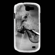 Coque Samsung Galaxy Express Elephant d'Afrique en noir et blanc