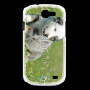 Coque Samsung Galaxy Express Chiot blanc et gris 1