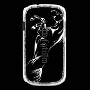 Coque Samsung Galaxy Express Illustration cheval noir