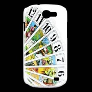 Coque Samsung Galaxy Express Cartes de tarot sur fond blanc