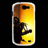 Coque Samsung Galaxy Express Femme biker au couché de soleil