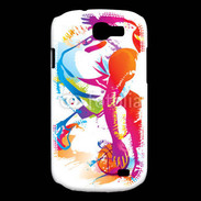 Coque Samsung Galaxy Express Basketteur coloré