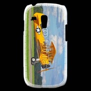 Coque Samsung Galaxy S3 Mini Avio Biplan jaune