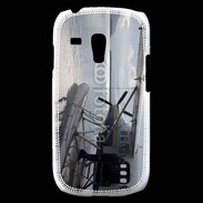 Coque Samsung Galaxy S3 Mini Hydravion noir et blanc