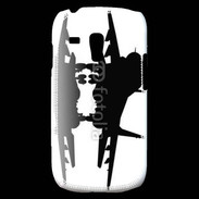 Coque Samsung Galaxy S3 Mini Silhouette avion de chasse