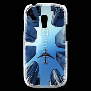 Coque Samsung Galaxy S3 Mini Avion de ligne au dessus des immeubles