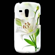 Coque Samsung Galaxy S3 Mini Fleurs de Lys blanc