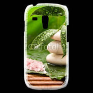 Coque Samsung Galaxy S3 Mini Galet et feuilles mouillées