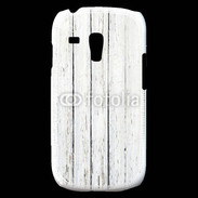 Coque Samsung Galaxy S3 Mini Aspect bois blanc vieilli