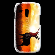 Coque Samsung Galaxy S3 Mini Silhouette d'un cerf 5