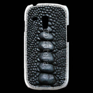Coque Samsung Galaxy S3 Mini Effet crocodile noir