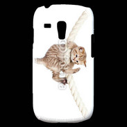 Coque Samsung Galaxy S3 Mini Chaton sur une corde