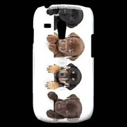 Coque Samsung Galaxy S3 Mini Alignement de petits chiens