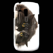 Coque Samsung Galaxy S3 Mini Chat noir et blanc