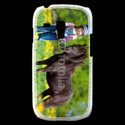 Coque Samsung Galaxy S3 Mini Petite fille avec son poney