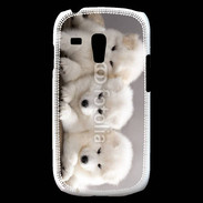 Coque Samsung Galaxy S3 Mini Chiot japonais blanc