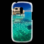 Coque Samsung Galaxy S3 Mini Bungalow sur l'eau des tropiques