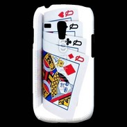 Coque Samsung Galaxy S3 Mini Carré de dames au poker