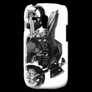 Coque Samsung Galaxy S3 Mini Tuning moto noire