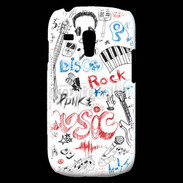 Coque Samsung Galaxy S3 Mini Eléments de musique en dessin