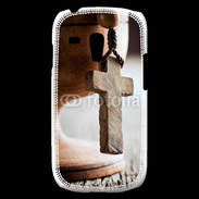 Coque Samsung Galaxy S3 Mini Croix en bois 5