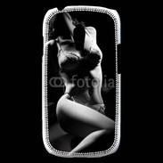 Coque Samsung Galaxy S3 Mini Charme noir et blanc