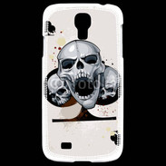 Coque Samsung Galaxy S4 Carte tête de mort trèfle