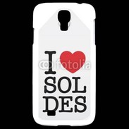 Coque Samsung Galaxy S4 J'aime les soldes