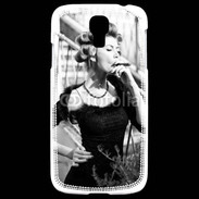 Coque Samsung Galaxy S4 Aristocrate en noir et blanc