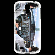 Coque Samsung Galaxy S4 Cockpit avion de ligne