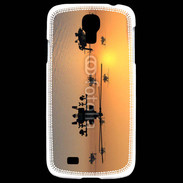 Coque Samsung Galaxy S4 Hélicoptère Apache de nuit