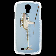 Coque Samsung Galaxy S4 Hélicoptère R44 blanc