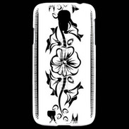 Coque Samsung Galaxy S4 Tatouage de fleurs 5