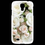 Coque Samsung Galaxy S4 Rose blanche et rose 5