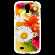Coque Samsung Galaxy S4 Fleurs des champs multicouleurs